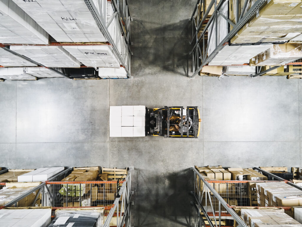 Overhead of forklift driver - employee productivity